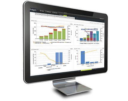 Monitor mit Proligent Analytise-GUI