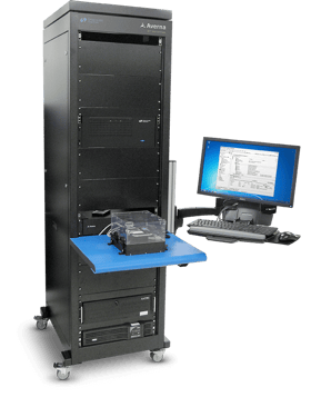 Generic test station designed to support multiple iterations of a medical device