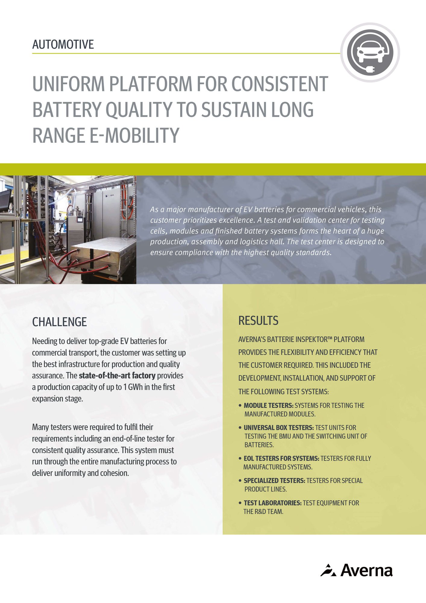 Cover of EOL Battery Tester Case Study