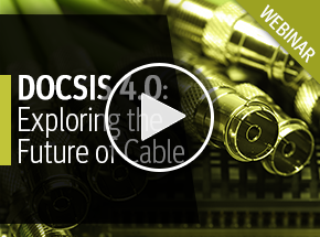 Cover of Webinar about DOCSIS 4.0